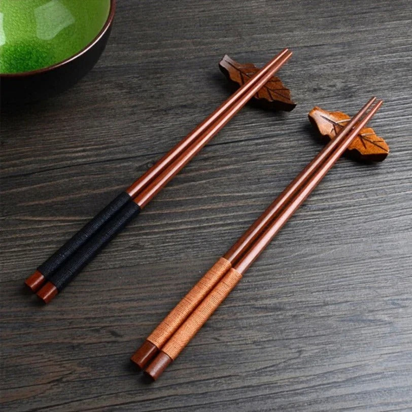 木製箸（滑り止め加工）