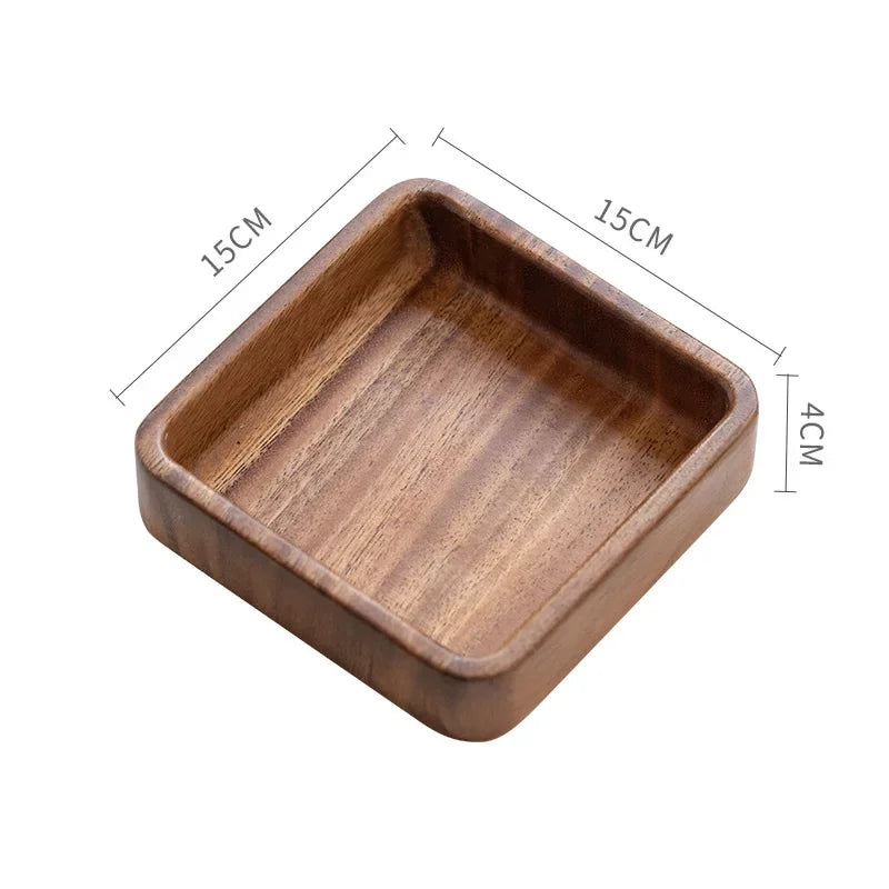 木製長方形トレー（仕切り付き）